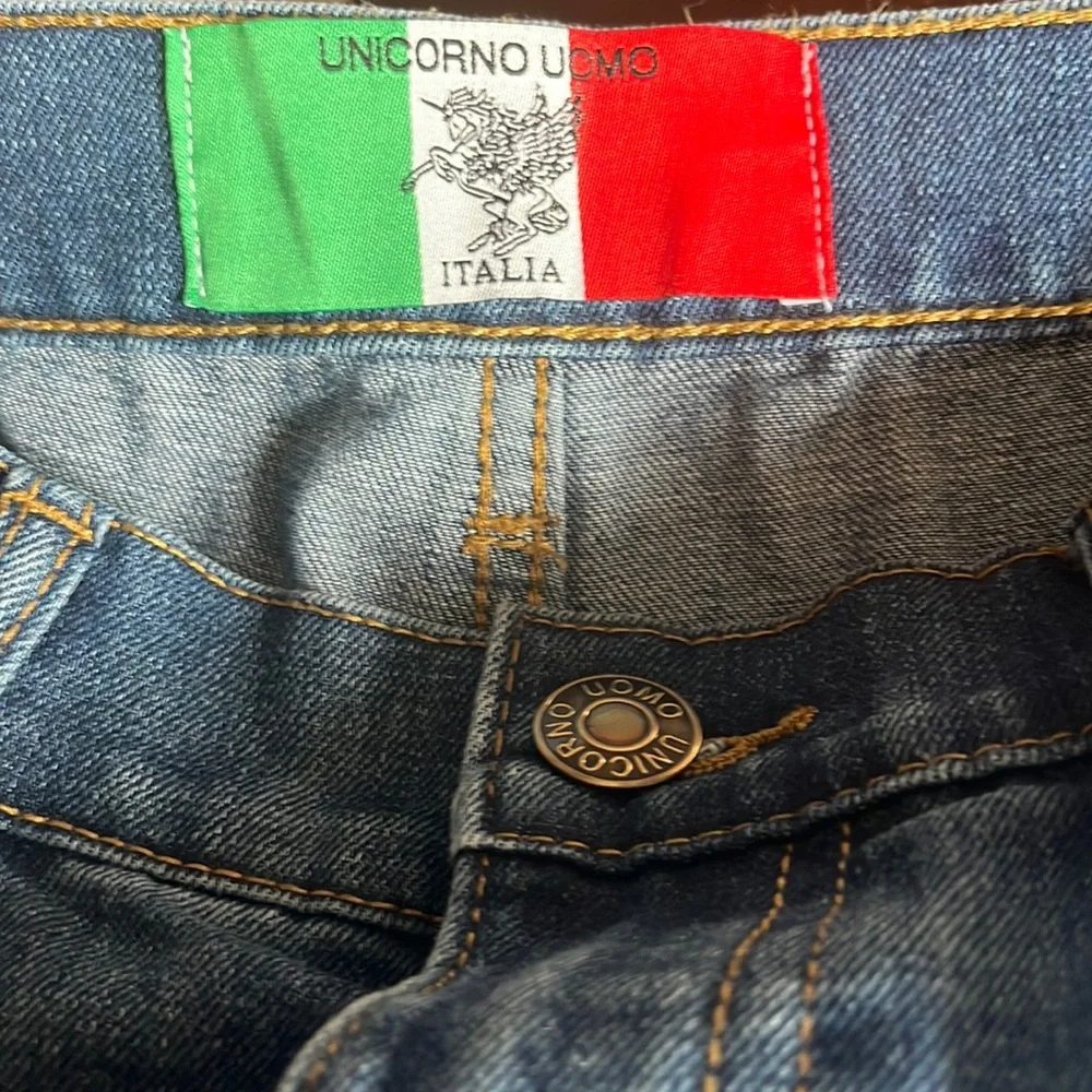 Unicorno Uomo Italia Distressed Jeans‎